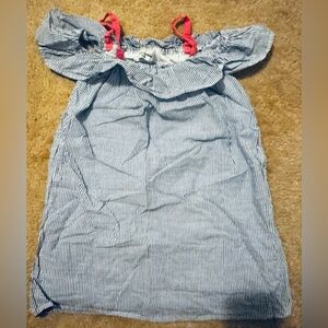 Abercrombie Kids Blue and White Striped Dress (worn once - like new)